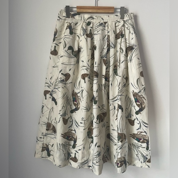 Vintage Duck print Skirt - Picture 1 of 9